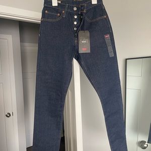 Levis 501 high rise jeans